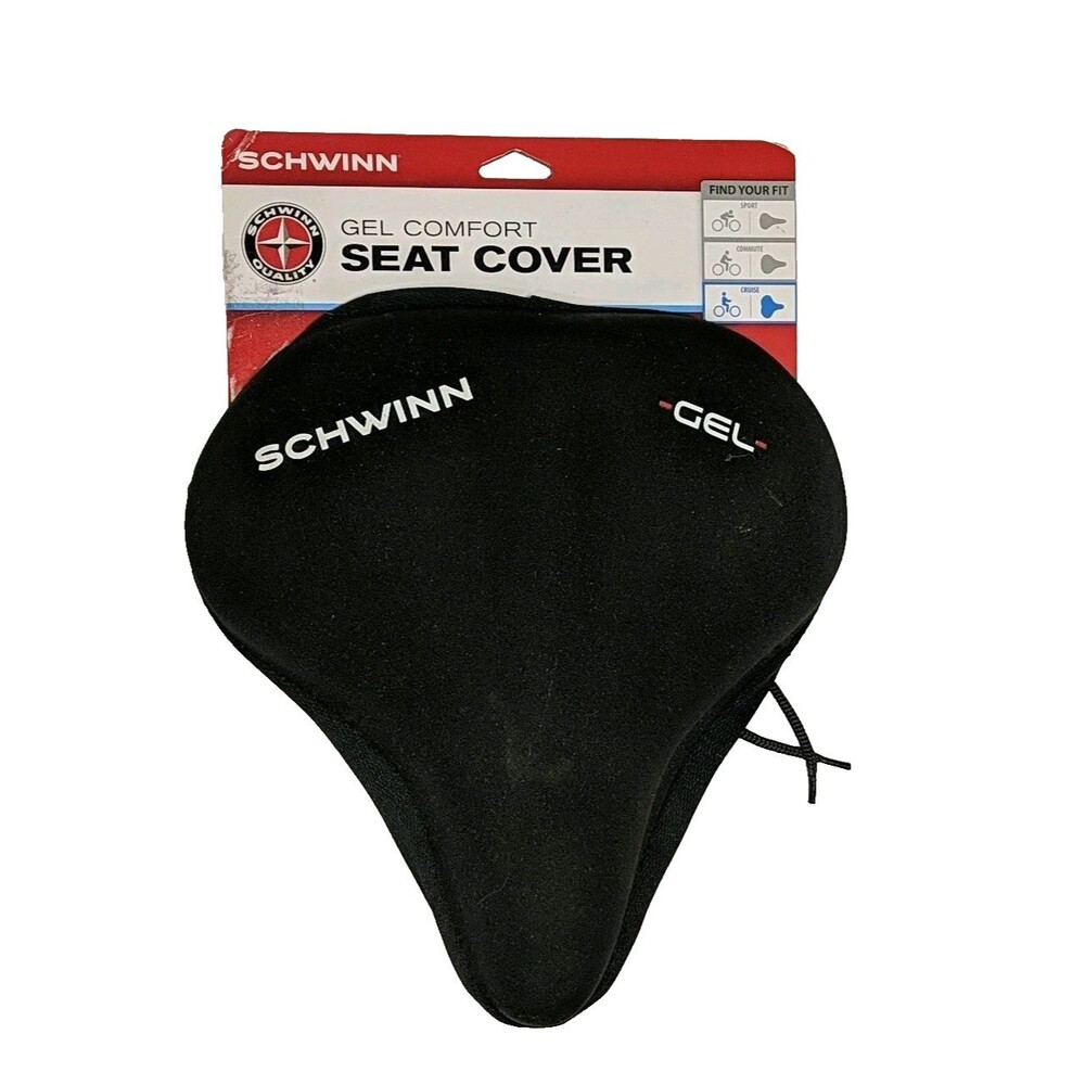 NEW Schwinn Cruiser GEL Comfort Seat Cover Cycling SW78495-3 Black